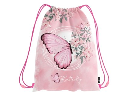 Vrecko na prezuvky s potlačou JUNIOR S8 - Butterfly