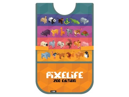 Zástera/Pončo na výtvarnú výchovu JUNIOR S8 - Pixelife Zoo Editi