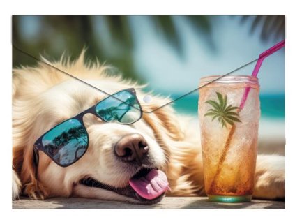 Obal na patent, A5, PP, 180 mikron, PANTA PLAST "Chillout dog"