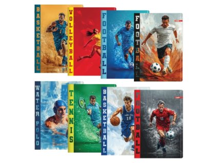 Zošit A5, linajkový 544, 40 listový, Exclusive "Sport"