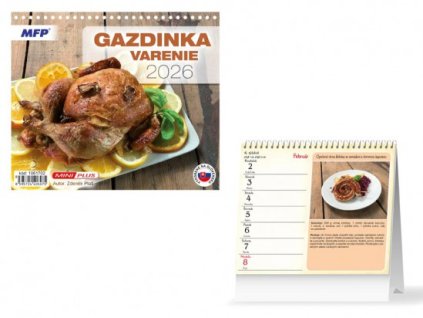 SK Kalendár 2026 stolový mini Gazdinka - varenie