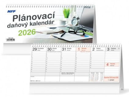 SK Kalendár 2026 stolový Plánovací - daňový