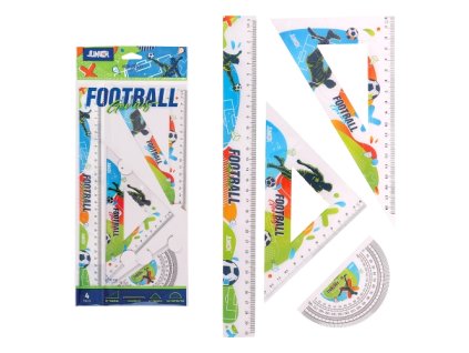 Sada pravítok S30 FOOTBALL 4 ks