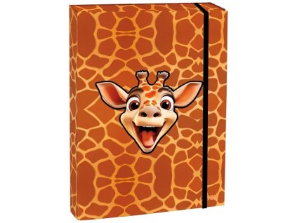 Školský box s klopou A4 Giraffe