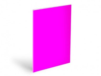 Obal na zošity A5 NEON pink, 180mic