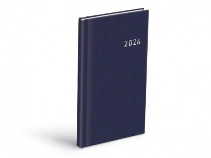 Diár 2026 T806 PVC dark blue 90x170mm