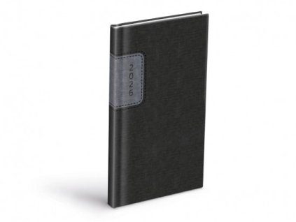 Diár 2026 T806 PU gray/dak gray 90x170mm