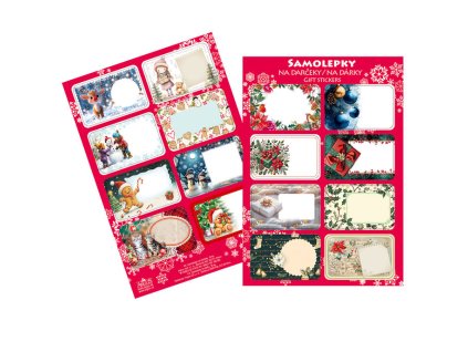 Samolepky na darčeky