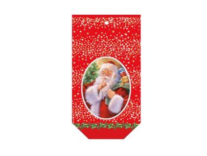 Mikulášsky sáčok darčekové vrecúško 22 x 41 cm