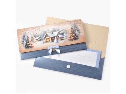 Obálka na peniaze vianočná luxusná