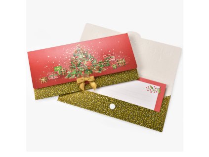 Obálka na peniaze vianočná luxusná