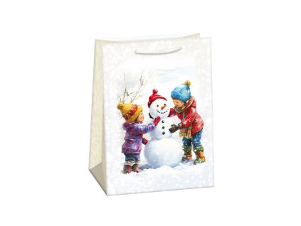 Vianočná darčeková papierová taška (23 x 32 cm)