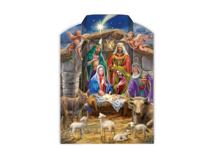 Vianočný pozdrav skladací