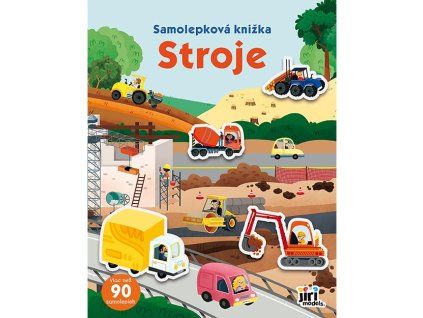 Samolepková knižka Stroje