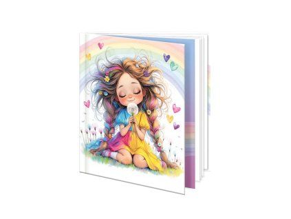 Pamätníček 12,5x14,5 cm Rainbow Ella