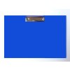Doska s klipom A4 na šírku, lamino modrá
