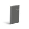 Diár 2025 T806 PVC dark gray 90x170mm týždenný