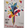 Farebný papier 20listový