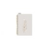 Blok so špirálou/gumkou A6 linka 80l/80g krémový