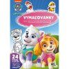 Maľovanky A4 so samolepkami Labková patrola