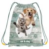 Vrecko na prezuvky s potlačou JUNIOR S8 - Cat & Dog