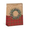 Vianočná darčeková papierová taška (31 x 41.5 cm)