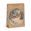 Vianočná darčeková papierová taška (31 x 41.5 cm)