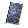 Elegantný zápisník A5 linajkový, pevná väzba, modrá Romantická z