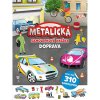 Metalická samolepková knižka Doprava