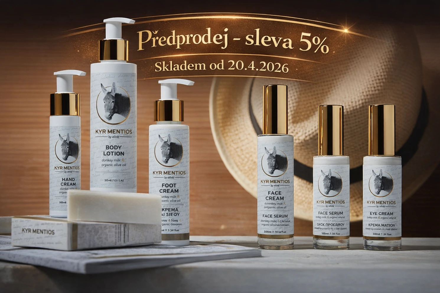 Kosmetika s oslím mlékem Olivie