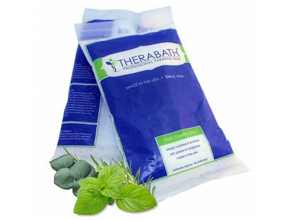 THERABATH® Granulovaný parafín Eukalyptus - Rozmarýn - Máta, 2,7 kg, perličky