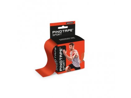 PINOTAPE® Sport, sensitive, světle červený, 5 cm x 5 m