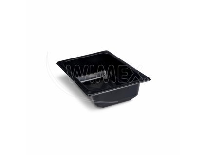 Miska (PP) hranatá černá 178 x 127 x 50 mm 600ml [100 ks]