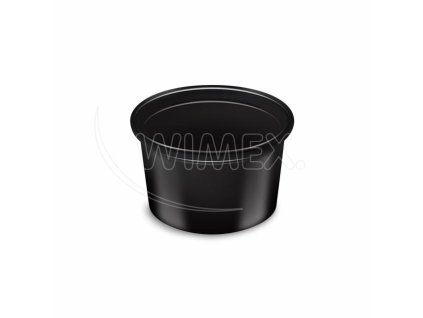 Dressingová miska (PP) Microboxx čierná Ø46mm 30ml [50 ks]