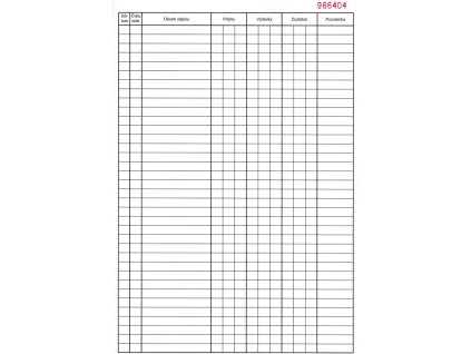 254731 pokladnicna kniha 50 listov cislovana