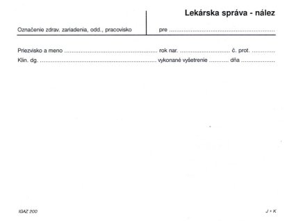 255058 lekarska sprava nalez a5 list