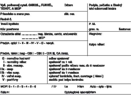 255634 sprievodka k cytologickemu vysetreniu a6 2 l