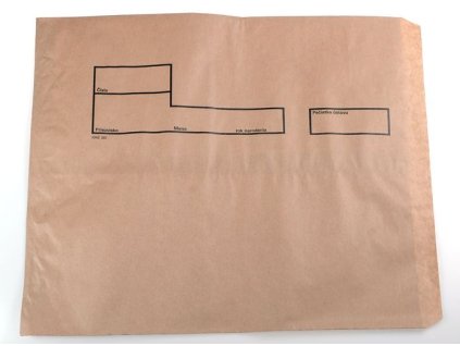 255790 obalka na rtg snimky 455 x 375 mm