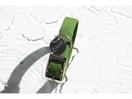 Voděodolný obojek pro psy Diog - Olive