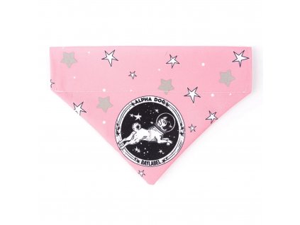 Šátek pro psy BAYLABEL - Alpha Dog Pink