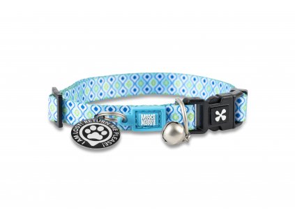 Smart ID obojek pro kočky Max & Molly - Retro Blue