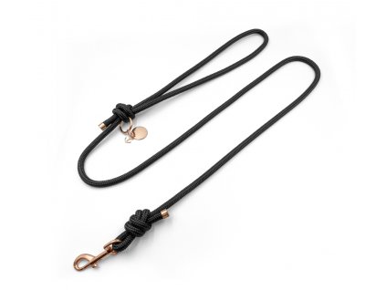 Sailor's Cord vodítko pro psy SEADOG - Black
