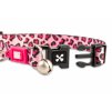 Smart ID obojek pro kočky Max & Molly - Leopard Pink