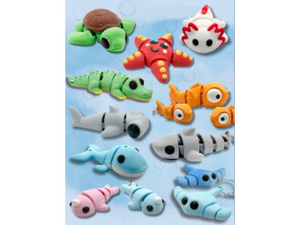 3D přívěsek | Vodní zvířátka