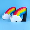 3D bookend | Zarážky na knihy | Duha