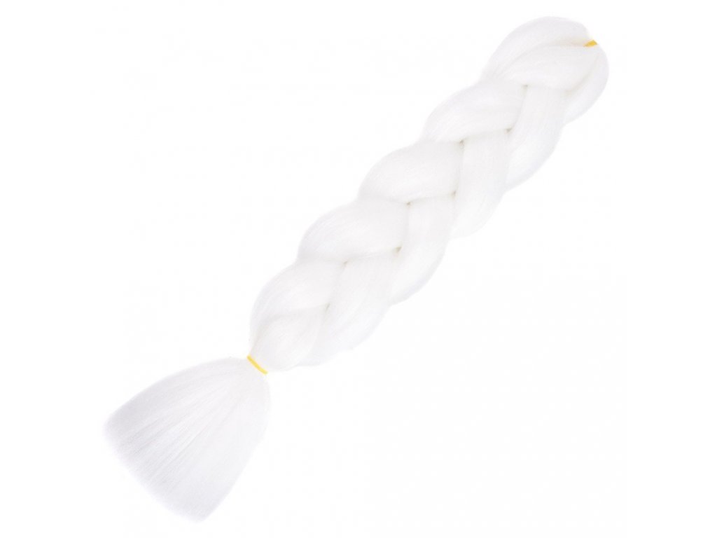 12799 synteticky jumbo braid kanekalon a60 white
