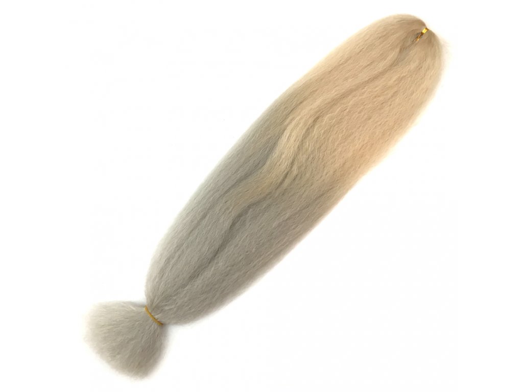 13148 100 jumbo braid kanekalon 613 silver