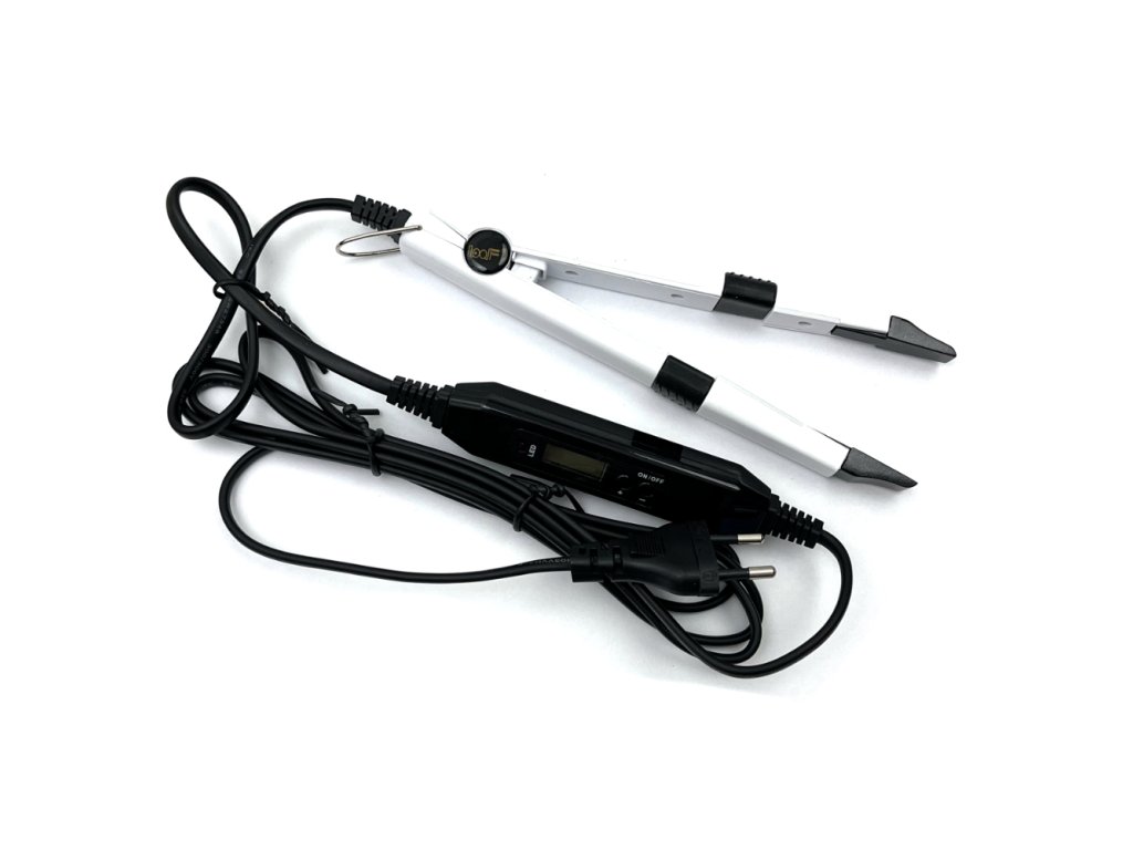 14831 1 melting pliers for keratin method type f flat white 100 210