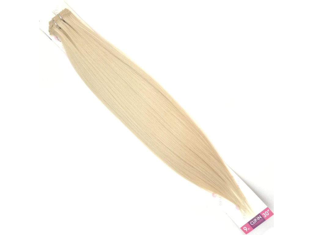 16571 1 clip in hair extensions set of 9pcs 613