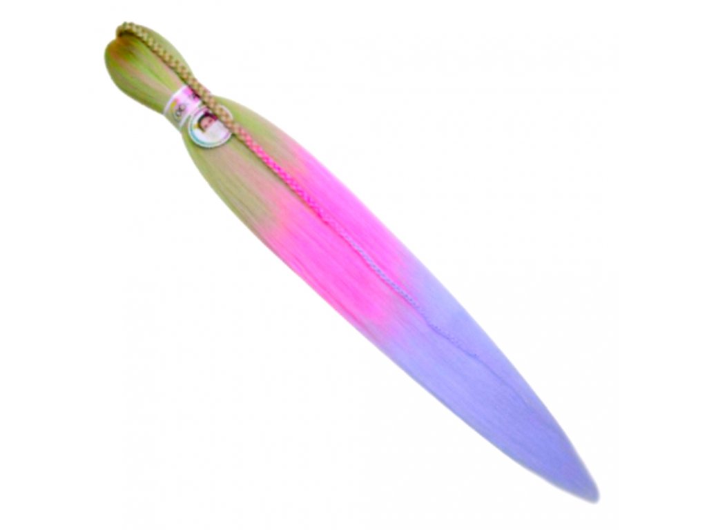 18585 100 ez kanekalon 3 28 green pink lavender